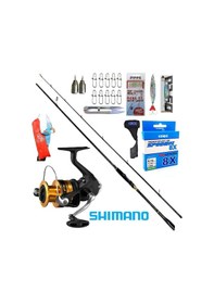 Resim Shimano Fx 4000 244cm 6-32gr Zen Pro Karbon Spin Olta Takımı Seti 