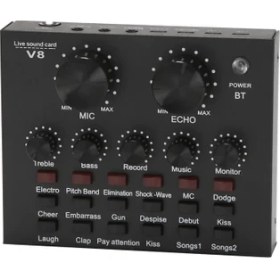 Resim Keepro Canlı yayın ses kartı profosyonel canlı yayın ses kartı v8 ses kartı 