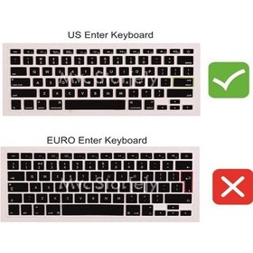 Resim MacBook Air Klavye Koruyucu 11inc A1370 1465 Amerika UK İngilizce 