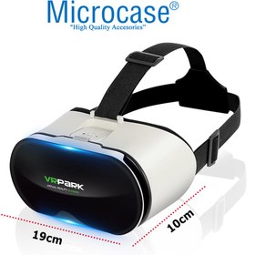 Resim Vrpark V10 3D Sanal Gerçeklik Gözlüğü + VR Bluetooth Kumanda 