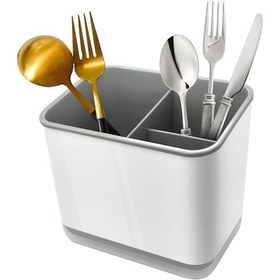 Resim Çubuk, Kaşık, Çatal, Süzgeç, Sepet Ve Saklama Kutusu İçin Mutfak Masası Standı Gri 