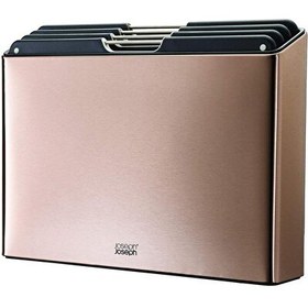 Resim Joseph Joseph Folio Standlı 4'lü Pembe Altın Kesme Tahtası 60172 