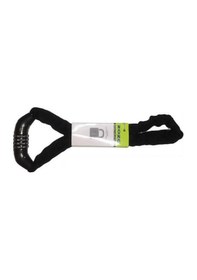 Resim Zozo 4x120 CM Şifreli Zincirli Kilit Siyah 