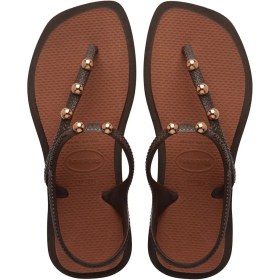 Resim Havaianas Kahve Kadın Plaj Terliği Flash Fusıon 