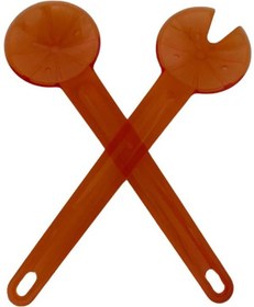 Resim T.concept Çatal Kaşıklı Salata Kasesi Turuncu 