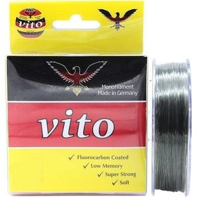 Resim Vito Süper Strong Fluorocarbon Coated Olta Misinası 300mt - 0.30M 