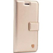 Resim Apple iPhone 11 Pro Max Delüx Cüzdan Kartvizitli Para Gözlü Kopçalı Gold Kılıf Gpack