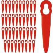 Resim Chihiro586 - 9278 40 Adet Yedek Plastik Bıçaklar Aksesuarları Stıhl Polycut 2-2 Fsa 45 Çim Biçme Makinesi Giyotin Çim Kesici (Yurt Dışından) 