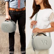 Resim DEVASO VR Gözlükleri Depolama Çantası Elite Kulaklık Büyük Kapasiteli El Çantası Crossbody Çantası Koruyucu Kılıf Evrensel Sırt Çantası Aksesuarı, Meta Quest 3/3S/2/ Pro/Pico 4/Pico 4 Pro/Vision Pro vb. VR Gözlükleri Entegre Oyun Konsolu Depolayabilir 