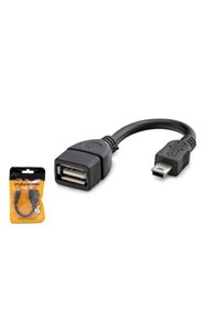 Resim KEEPRO Mini usb otg 5 pin otg 15 cm oto teyp için usb çevirici 