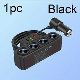 Resim Challenger 4ü1 Arada Araba Şarj Cihazı 7 Portlu Usb Adaptör Hızlı Şarj Pd Portlu Evrensel Uyumlu 