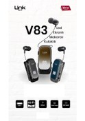 Resim Linktech V83 Makaralı Titreşimli Bluetooth Kulak İçi Kulaklık 