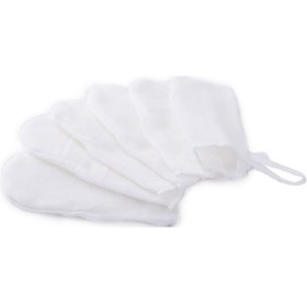 Resim Konesam Bebekler İçin Yumuşak Pamuklu Parmak Fırçası - 6 Adet Yeniden Kullanılabilir Ağız Temizleme Fırçası 