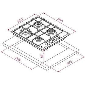Resim Teka Chef 4 HEB 723 BK - HLX 640 4G AI AL BUT BK (E3) - DBT 60 Siyah Ankastre Set 