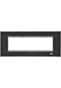 Resim 01463427-001177 Günsan Domino Siyah & Krom Çerçeve Çıtası Krom- 7m 