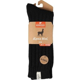 Resim Bolero Nordsox E31 Erkek Alpaka Yün Soket Çorap 41-45 Siyah 