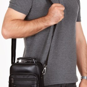 Resim Newish Polo Erkek Ayarlanabilir Askılı Günlük El ve Omuz Çantası - new026 - Siyah 