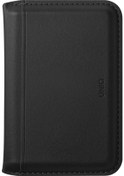 Resim Standlı Magnetic Lyden Ds Vegan Deri Kartlık Kimlik/ehliyet/kredi Kartı Taşıyıcı Cüzdan Rfıd Koruma Black 