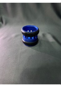 Resim Metal Mavi Nargile Lotusu 