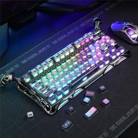 Resim GravaStar Mekanik Oyuncu Klavyesi Tuş Takımı Seti, Mekanik Klavye ile Uyumlu Tuşlar, Cyberpunk (Klavye Hariç) 