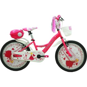 Resim Belderia Vision Princesse 20" Jant Vitessiz V-Fren Pembe Çocuk Bisikleti 