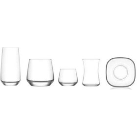 Resim Plt Design Lav -pazarötesi-çeyiz Seti 30 Prç. Su Bardak - Meşrubat Bardağı Takımı Seti 