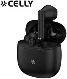 Resim CELLY BUZ2 TWS Tam Kablosuz Bluetooth 5.3 Dokunmatik Kulak İçi Siyah Kulaklık Type-C Girişli 