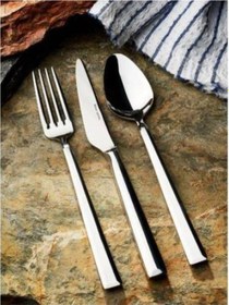 Resim Hisar Optima Miami 30 Parça 6 Kişilik Çatal Kaşık Bıçak Takımı Gümüş 