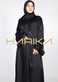 Resim Siyah Premium Jessica İpek Ferace - XS 