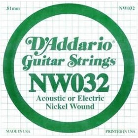 Resim D'Addario NW032 Gitar Teli 
