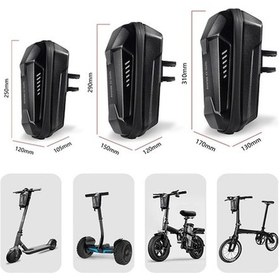 Resim Ulzyvf Wıld Sones Sökme Siyah Siyah Sert Scooter Man Kabuk Hızlı Eva Es8x Elektrikli Çanta Çanta Bisiklet Asılı 4l Gc Siyah 