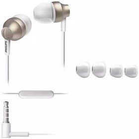 Resim Philips Uyumlu SHE3855GD Mikrofonlu Kulak İçi Kulaklık 