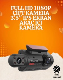 Resim Znv Zenvia Mey İthalat Wifi Destekli Araç Kamerası 3 İnç Ekran, 1080p Ön Ve 720p İç Kamera Znv2025 Cmn 