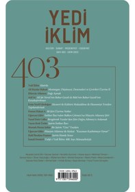 Resim Yedi İklim 403.sayı Ekim 2023 