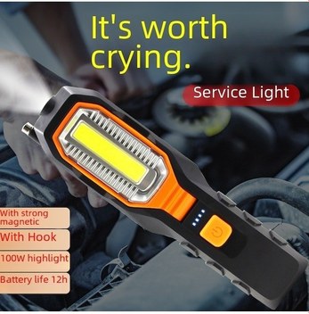 Besthome1 Usb Şarjlı Manyetik Tabanca Led Işığı - Araç Tamiri, Kamp Ve Bakım İçin Parlak Kullanım İçin İdeal Yd-6302b