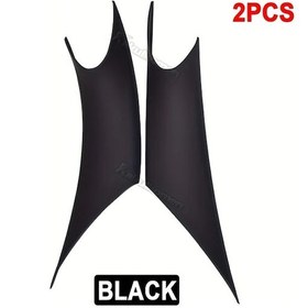 Resim Xuweiwei Siyah Bmw 3 4 Serisi F30 F35 Kapı Kolu Koruyucu Kılıf İç Çekme Paneli 