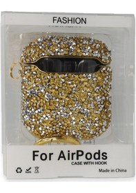 Resim Airpods 2 2.nesil Mira Taşlı Kılıf - Gold 