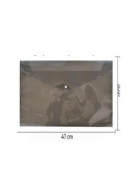 Resim Artlantis A3 Çıtçıtlı Dosya Füme Transparan 5 Adet 47 x 33.5 CM 
