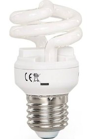 Resim Philips 8W= 38W Mini Kıvrık Sprel Tasarruflu Ampul/e27 Duy/Sarı Işık-2700K/400 Lumen 