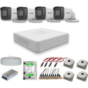 Resim Hikvision 2 MP 4 Kameralı 2 TB Disk Dış Ortam AHD HD-TVI Full Kamera Seti 