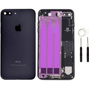 Resim instatech Apple Iphone 8 Plus Dolu Kasa + Tamir Montaj Seti - Siyah 