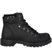 Resim Raker Unisex Siyah Saf Deri Siyah Nubuk Bot 8028 (36-39 Arası) 
