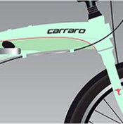 Resim Carraro Flexı 108 8 Vites Katlanır Bisiklet -Shimano Acera Vites açık yeşil 