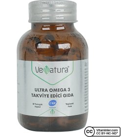 Resim Venatura Ultra Omega 3 60 Kapsül Trigliserid Form Takviye Edici Gıda Türkiye Menşeli 