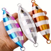 Resim Derin Deniz Balıkçılığı İçin Batan Yemler - Sert Buz Yemi ve Kış Balıkçılığı İçin İdeal Jigging Metal Jig Vib Balıkçılık Yemi 
