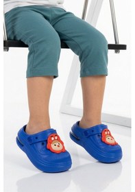 Resim Walkway Saks Eva Hafif Esnek Unisex Çocuk Sabo Terlik 2316 B-p Saks Mavi 