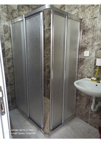 Resim Parlak Profil Şerit Desen Mika Duşakabin Parlak 