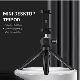 Resim Geeksen Taşınabilir Masaüstü Tripod Telefon/dslr/aynasız Kamera İçin Döndürülebilir Bilyalı Ba 