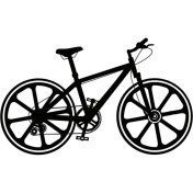 Resim Bisiklet Tip 5 15X9 cm 