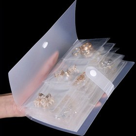 Resim Katmanlı Takı Saklama Kitabı, PVC Takı Organizatör Çantası, Küpe ve Yüzük Torbası, Büyük Kapasiteli Şeffaf Görüntülü Küpe ve Kolyeler için Çok Fonksiyonlu Organizer, Anti-Oksidasyon Kolye Tutucu, Takı Kutuları 